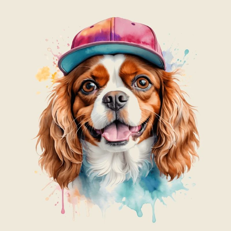 Cavalier King Charles Spaniel Snapback Cap Chien