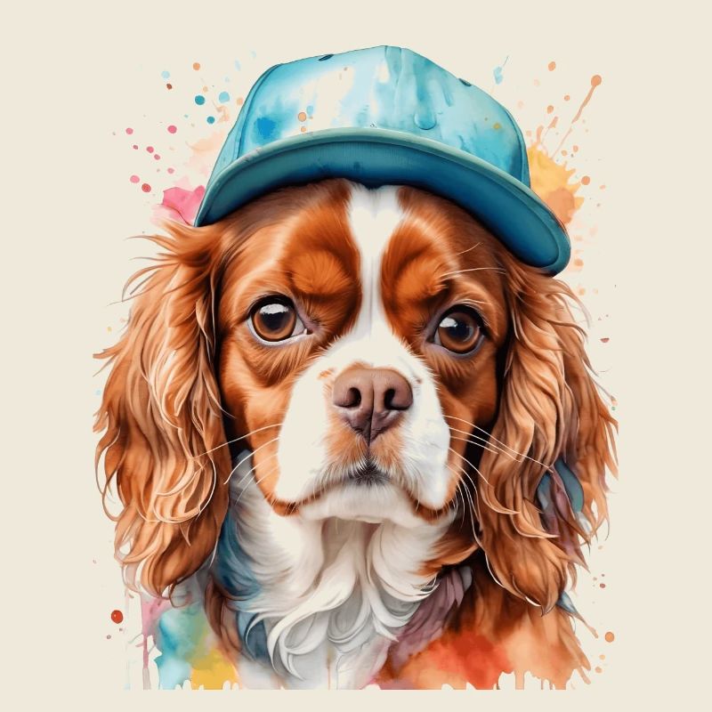 Cavalier King Charles Spaniel Snapback Cap Chien