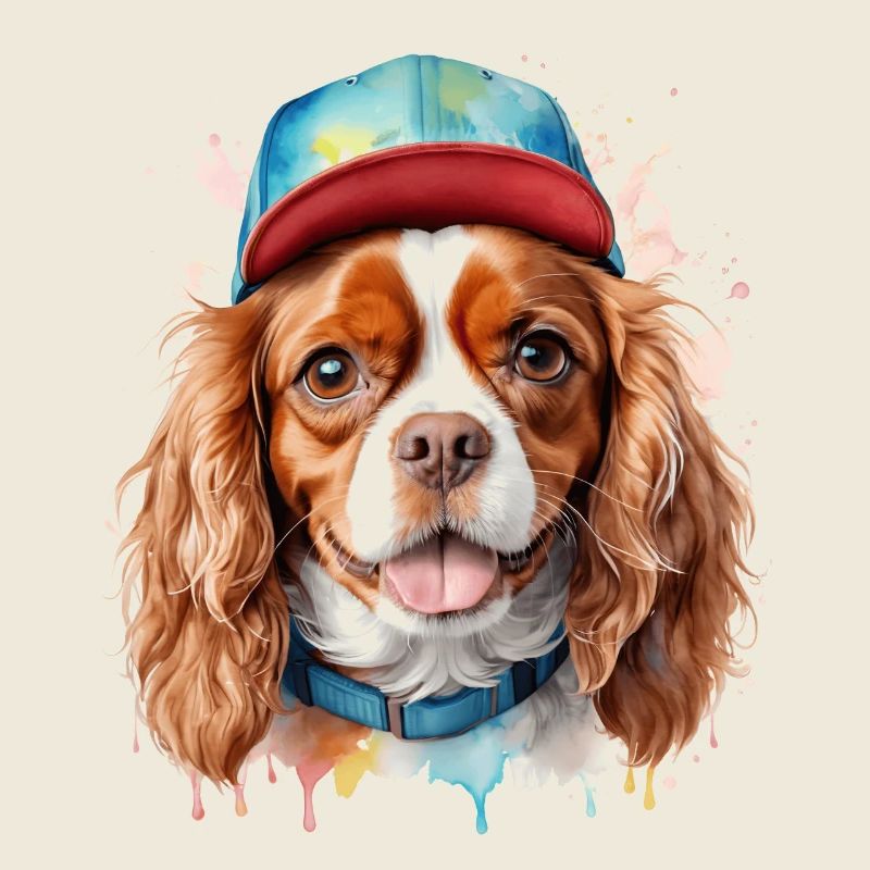 Cavalier King Charles Spaniel Snapback Cap Chien