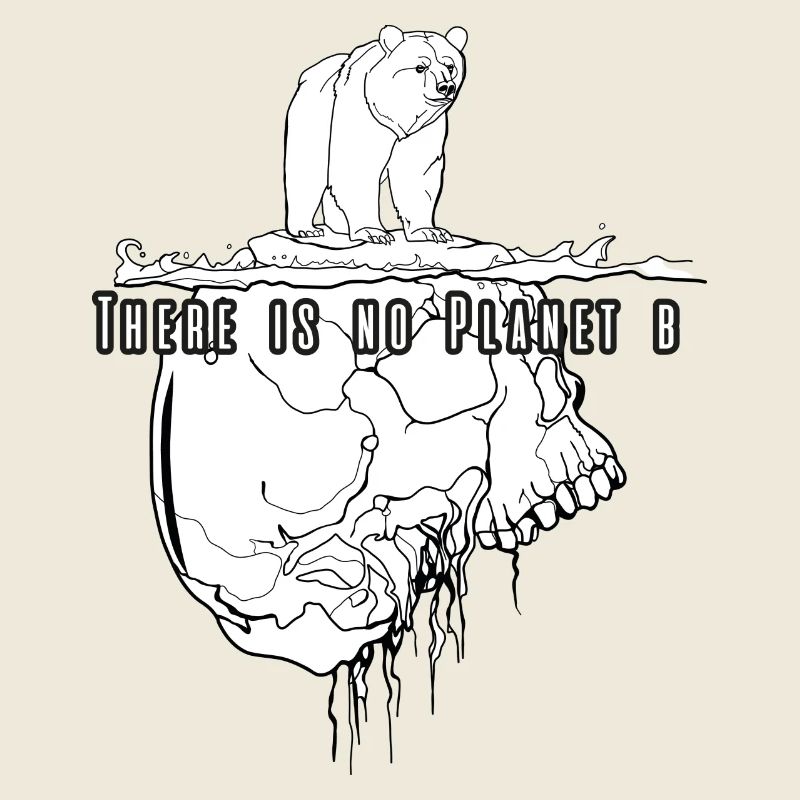 Polar bear // Climate change // Illustration
