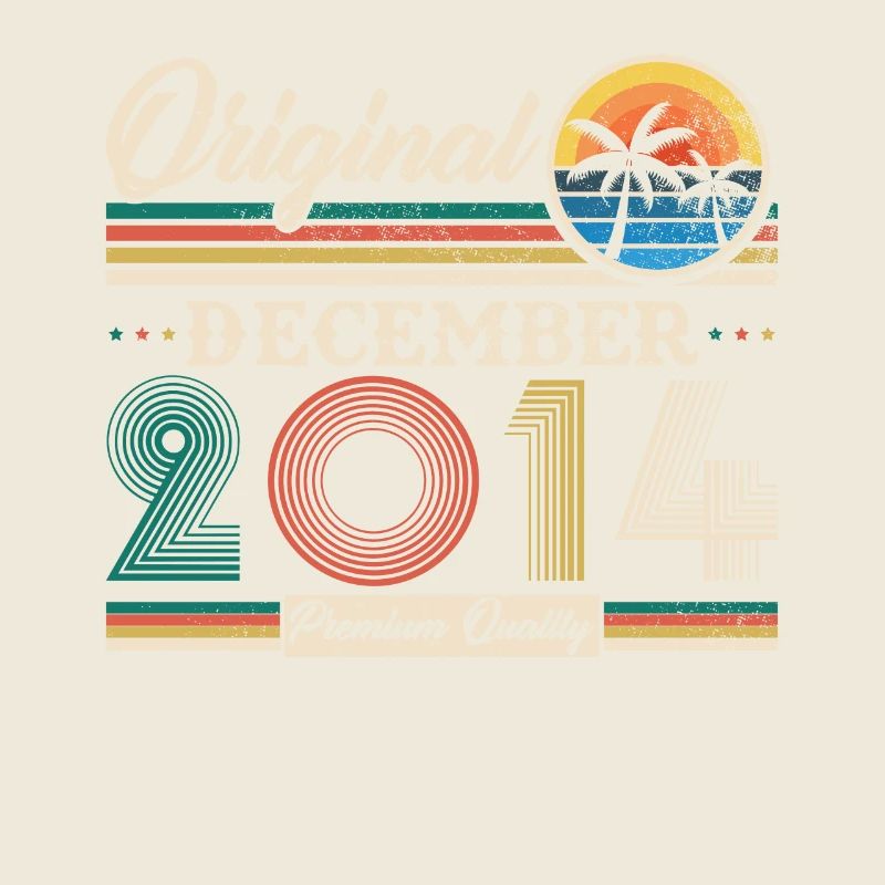 Dezember 2014 Vintage Retro Geburtstagsgeschenk