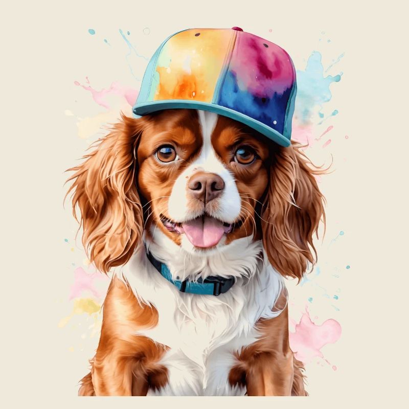 Cavalier King Charles Spaniel Snapback Cap Chien