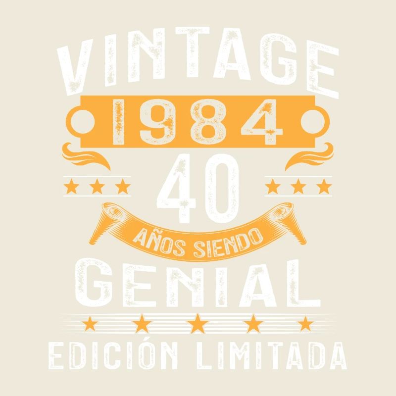 Vinatge 1984 40 ans d’anniversaire
