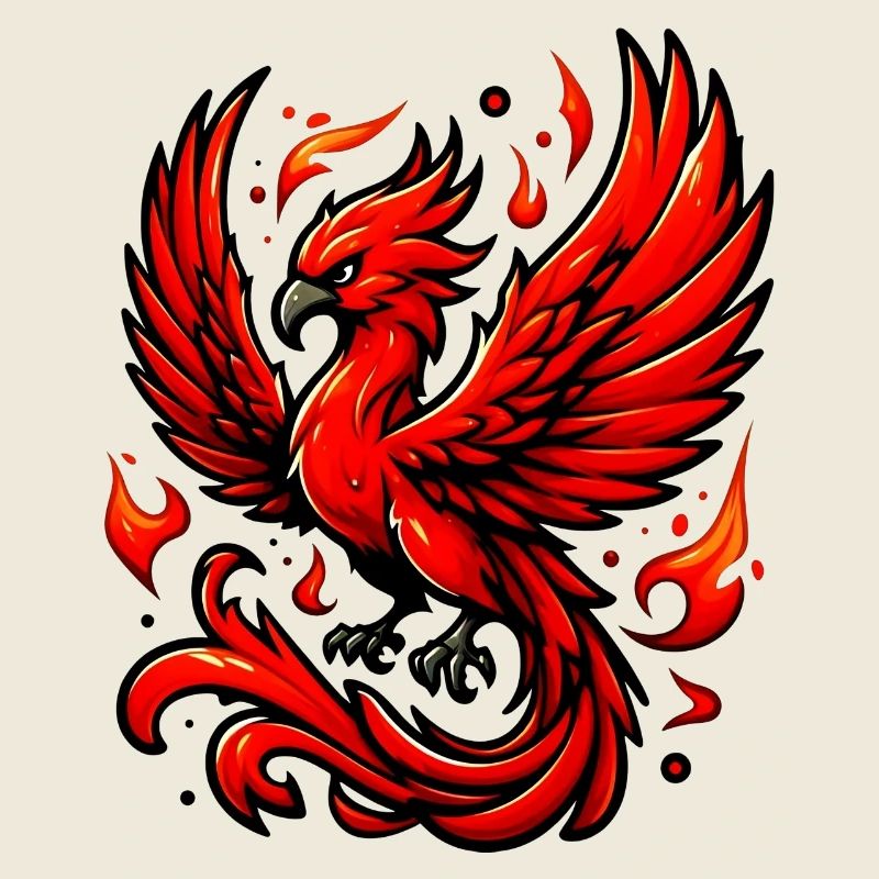 Phénix rouge