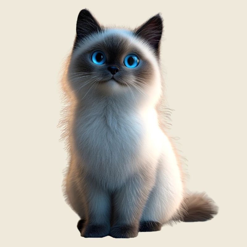 Birma Katze Heilige Birmakatze Süße Birma Katzen