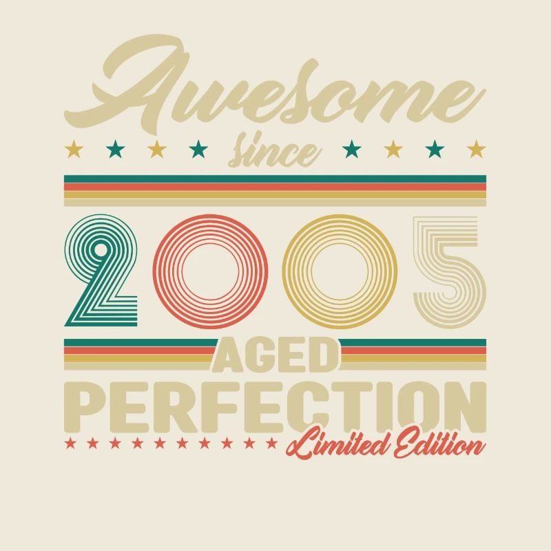 2005 Vintage Retro Geburtstagsgeschenk