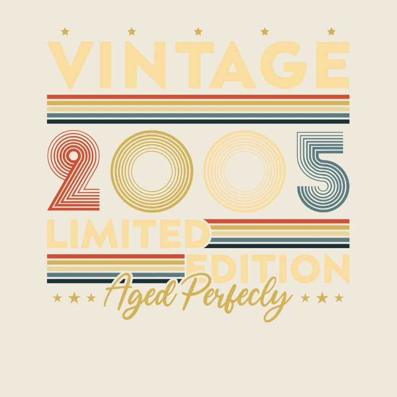 2005 Vintage Retro Geburtstagsgeschenk