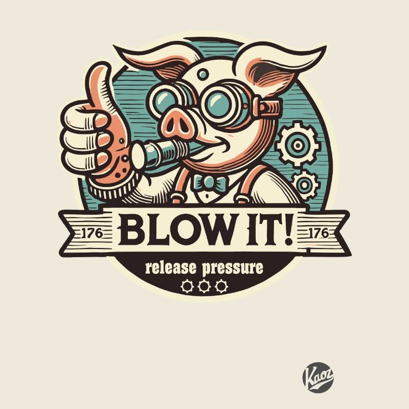 Steampunk Pig: Release the Pressure!