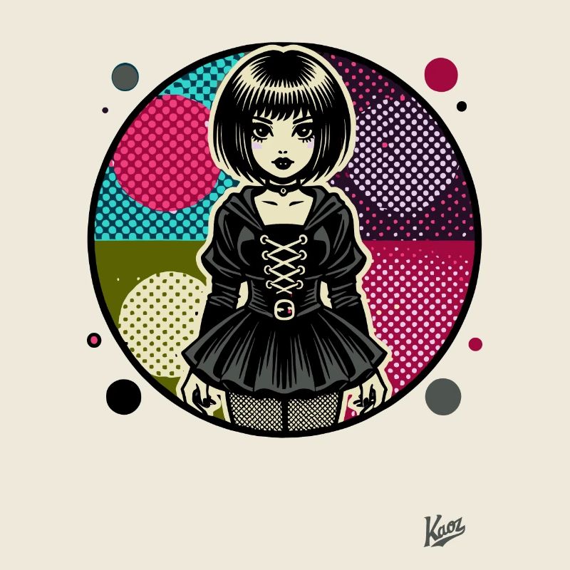 Coole Punk-Emo-Girl