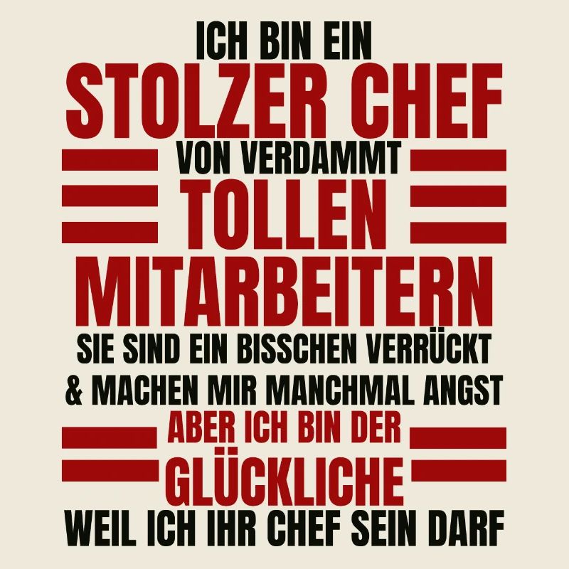 Ich Bin Ein Stolzer Chef Geburtstag Geschenk