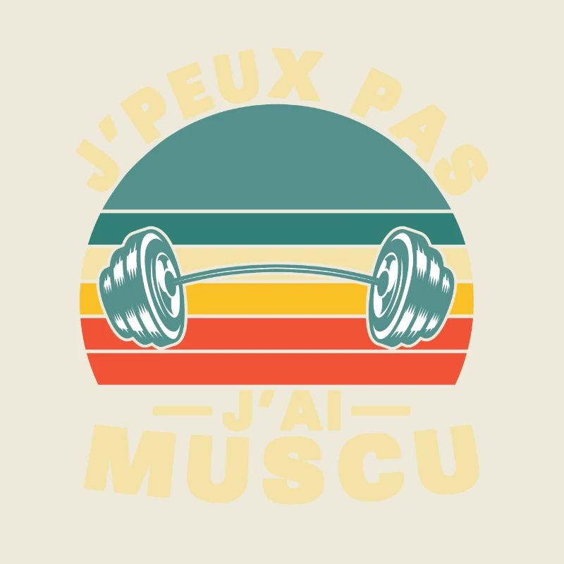 I Can't I Have Muscle, Vintage Humor Geschenkidee