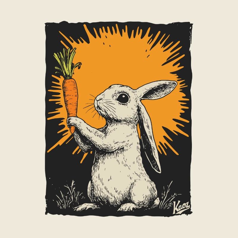 Bunny with carrot
