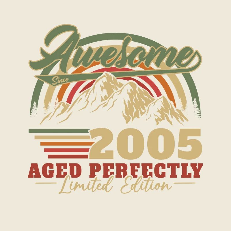 2005 Vintage Retro Geburtstagsgeschenk