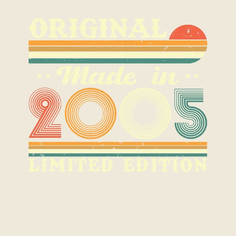 2005 Vintage Retro Geburtstagsgeschenk