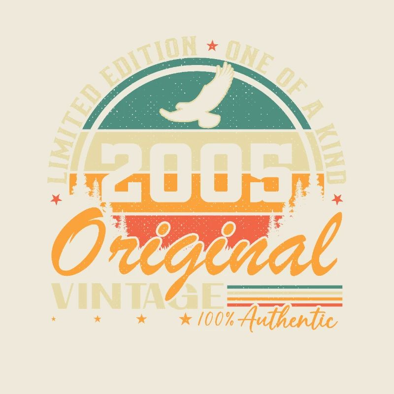 2005 Vintage Retro Geburtstagsgeschenk
