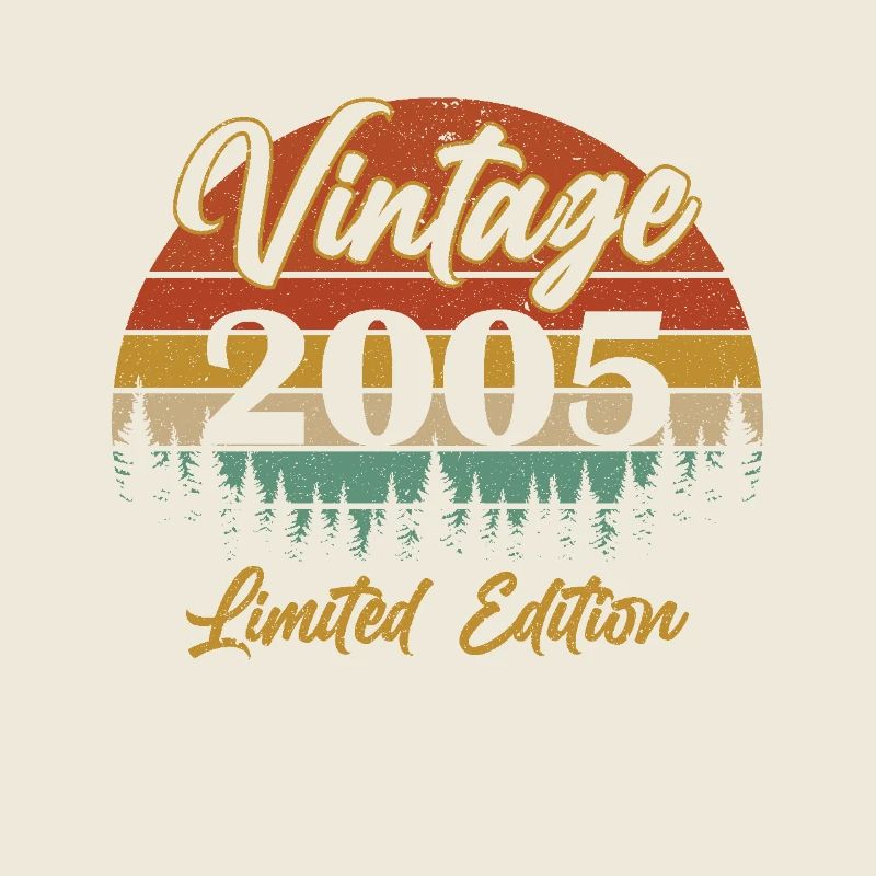 2005 Vintage Retro Geburtstagsgeschenk