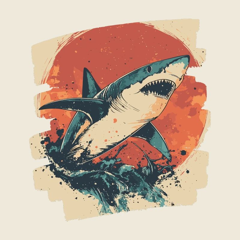Requin rétro