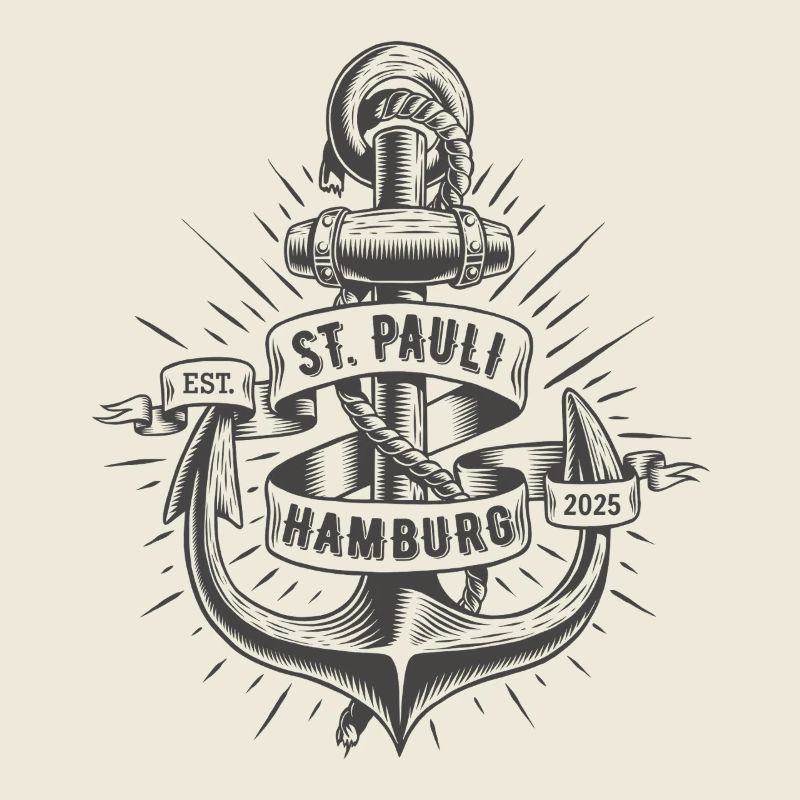 St. Pauli Anker Reeperbahn Kiez