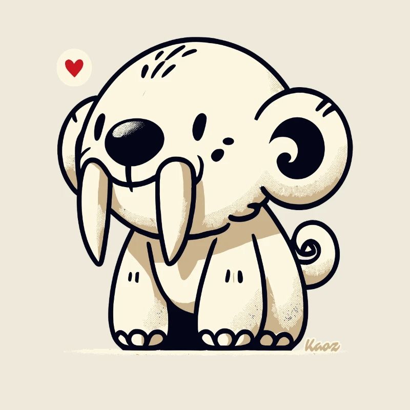 Cute Sabertooth Animal