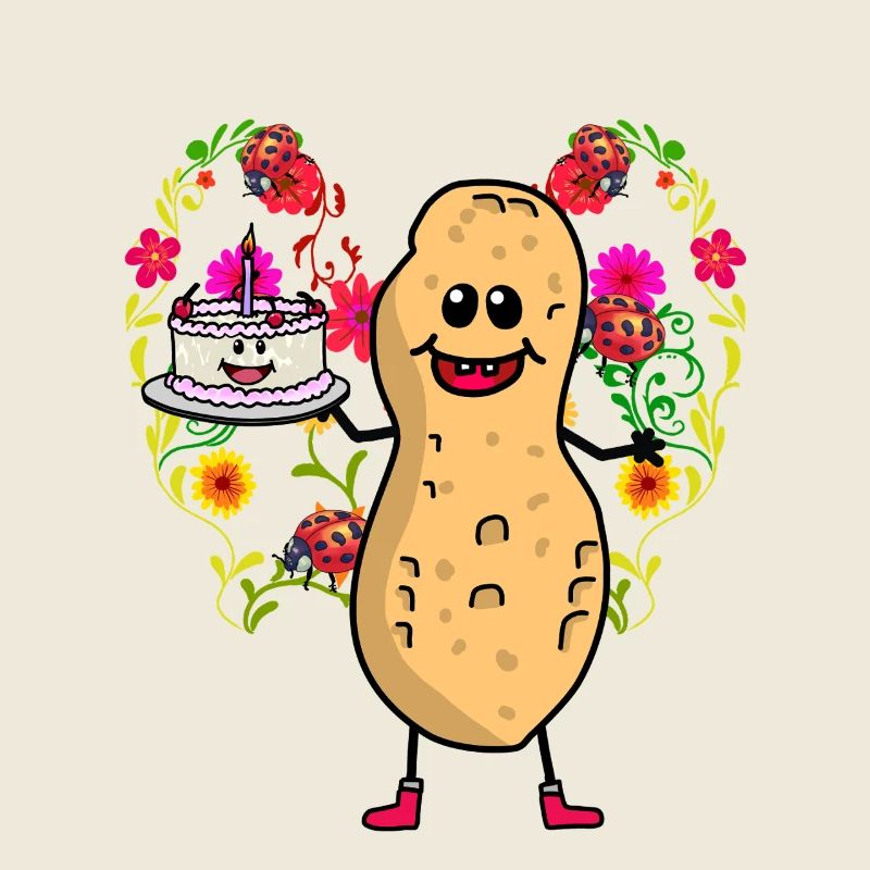 Erdnuss Erdnüsse Geburtstag