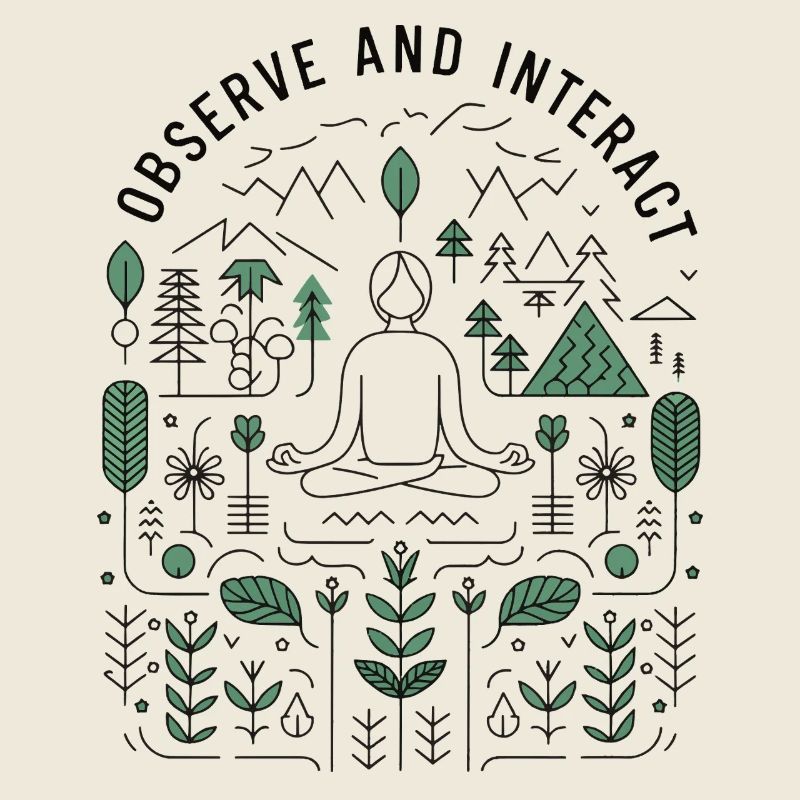 Observer et interagir - Mindful Nature Design