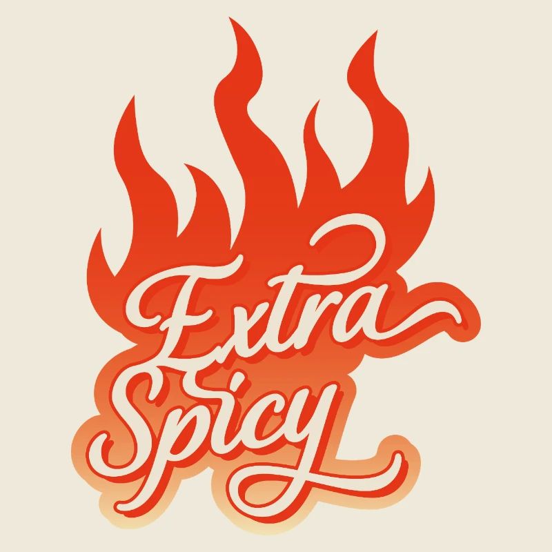 Extra Spicy – Feurige Typografie