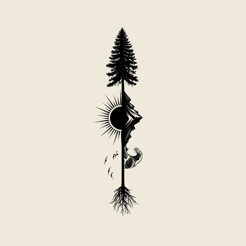 Totem de la nature élémentaire