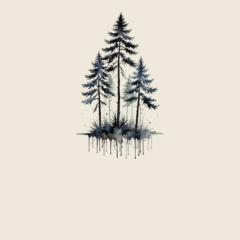 Aquarelle Pinède