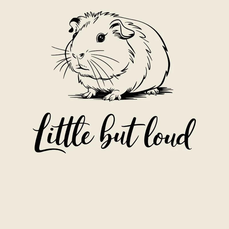 Cochon d’Inde petit mais bruyant