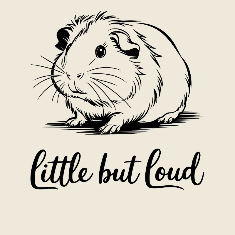 Petit cochon d’Inde, grande voix