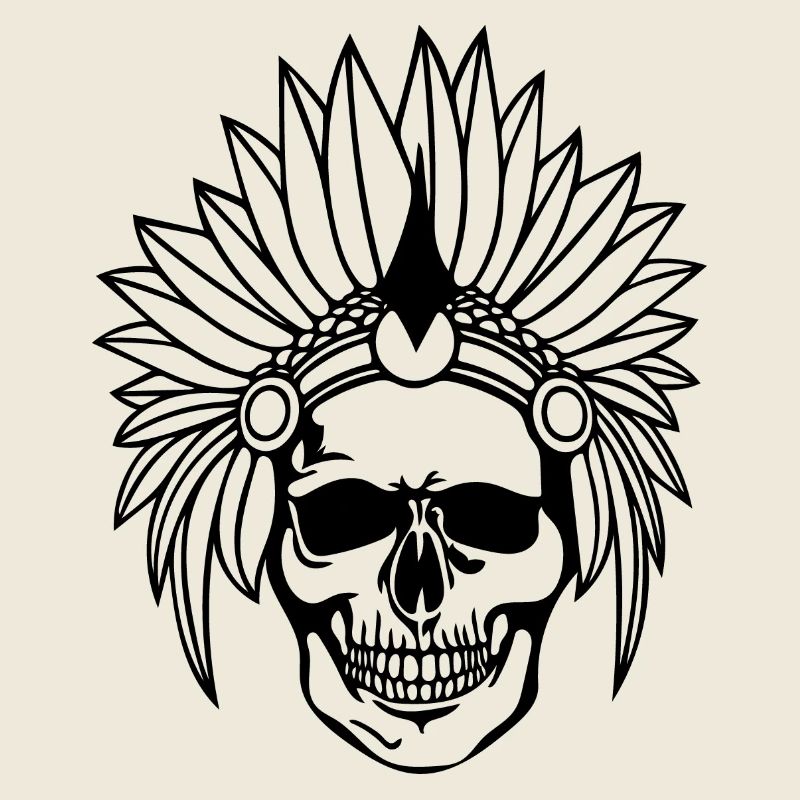 Bijoux indiens Skull