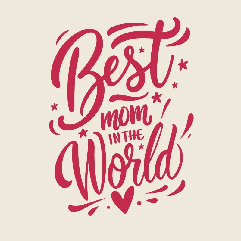 Best Mom In The World - Muttertag - Spruch