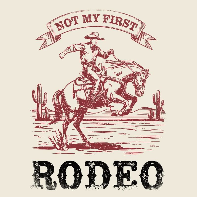 Nicht mein erstes Rodeo, Bronc Riding Rodeo Cowboy