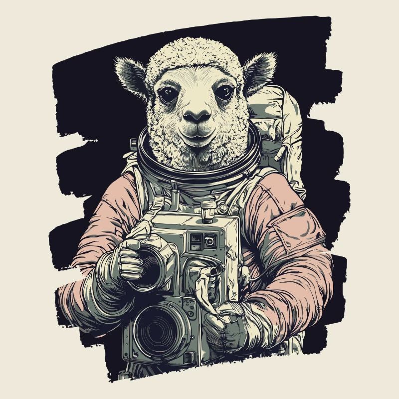 Lama astronaute