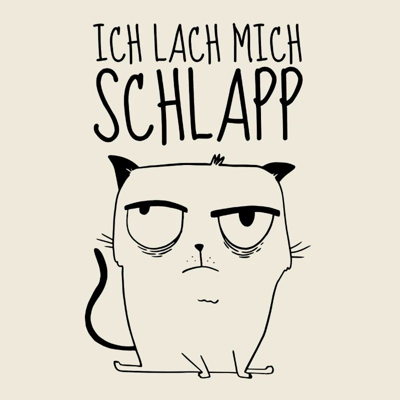 Ich lach mich schlapp – Sarkastische Katze