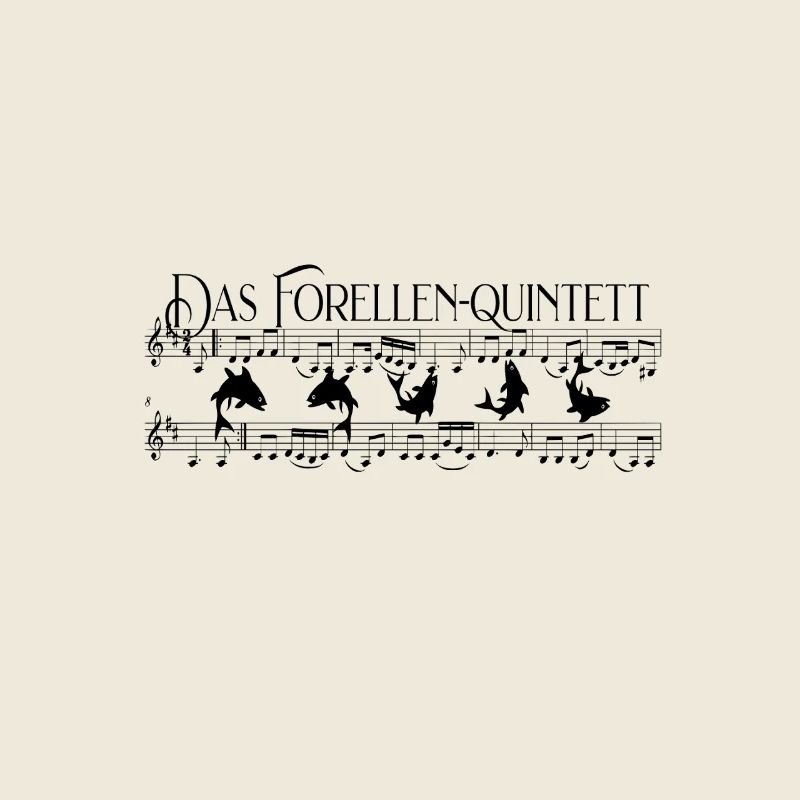 Franz Schubert Das Forellen Quintett Notenblatt