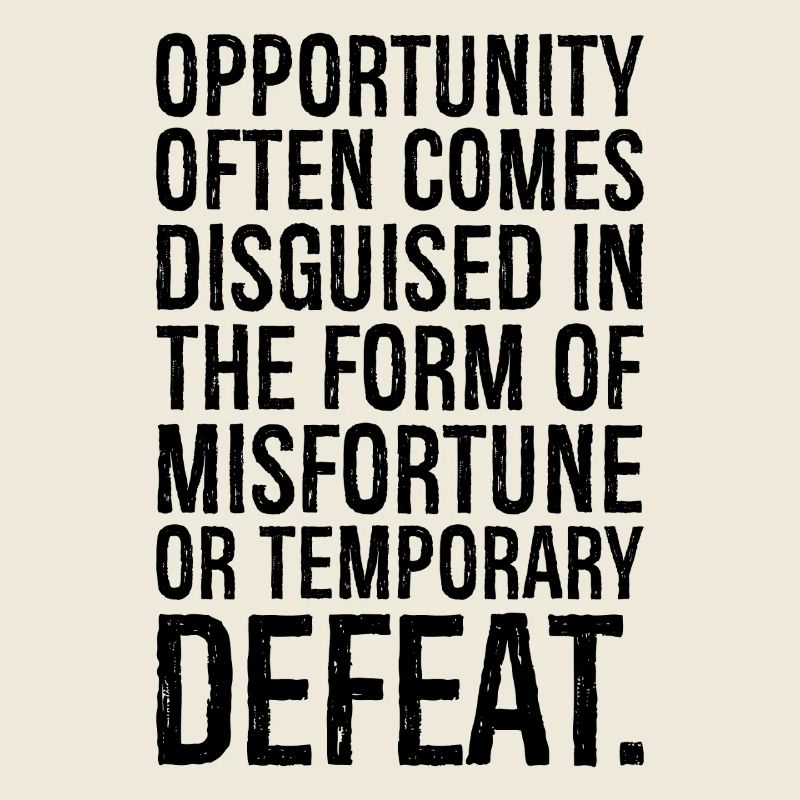 L’opportunité se présente souvent sous la forme