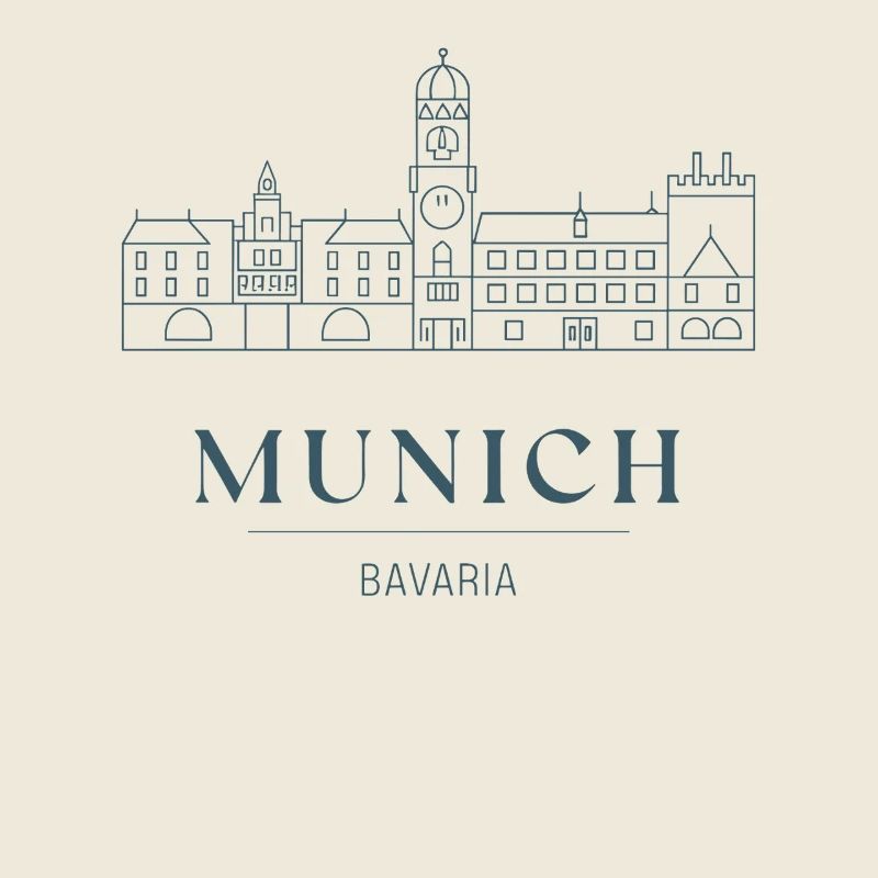 Munich Bavière Skyline - Munich Allemagne Bavière