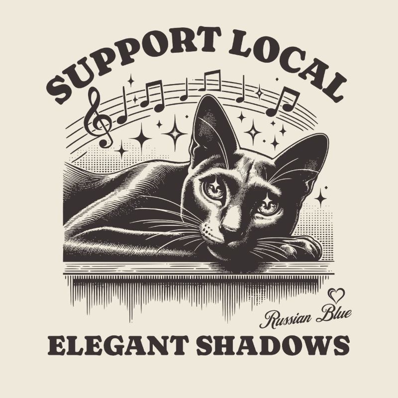 Cat Support Local Russian Blue