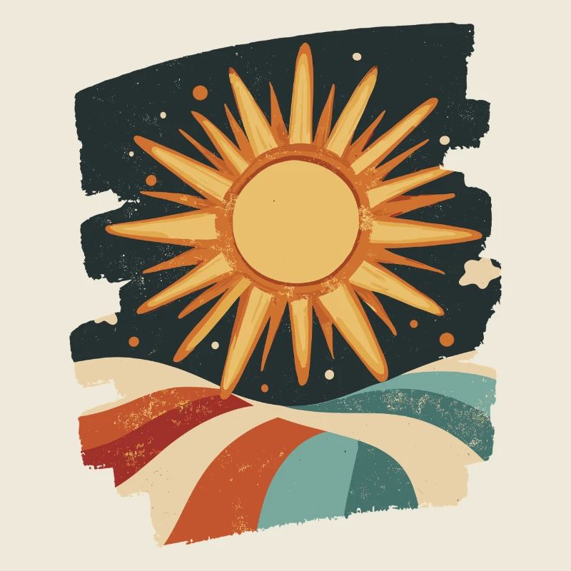 Soleil d’été Coucher de soleil