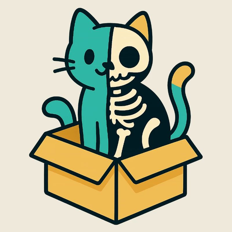 Schrödinger's Katze - Physik Design