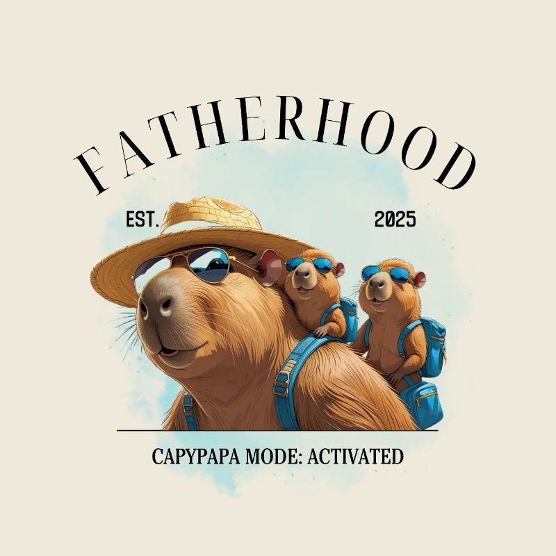Paternité EST. 2025 – Mode Capypapa activé