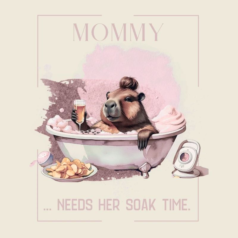 Mommy Needs Her Soak Time – Selfcare Mom Design