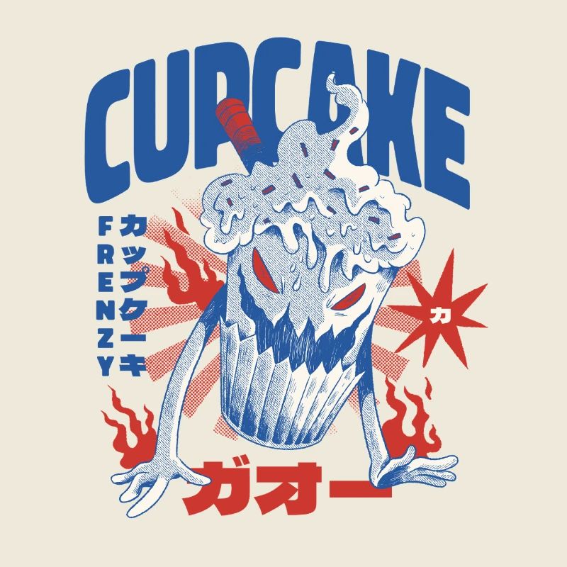 Japanischer Cupcake