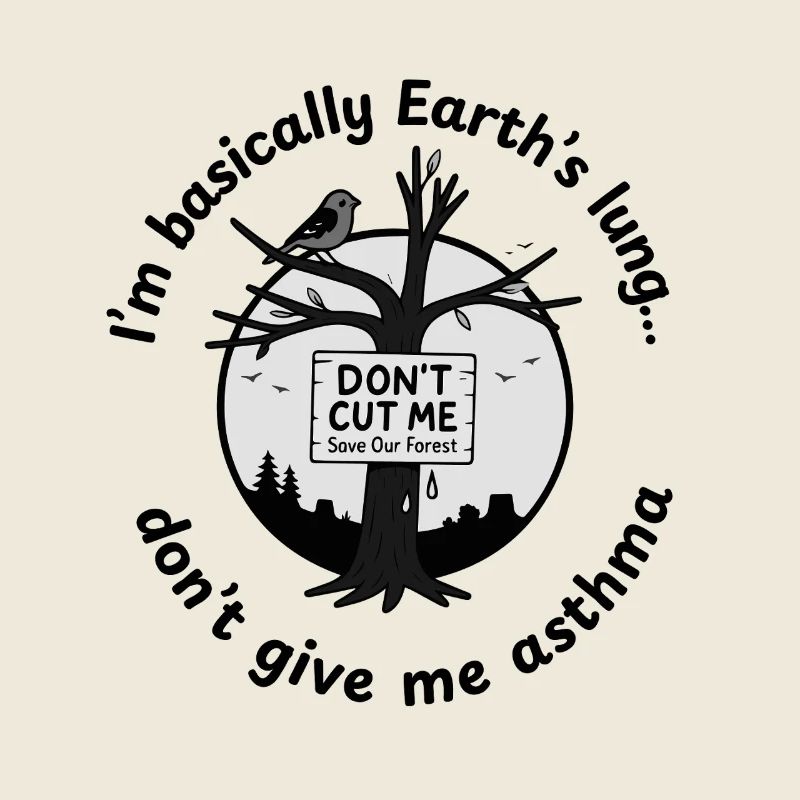 I’m Basically Earth’s Lung – Eco black