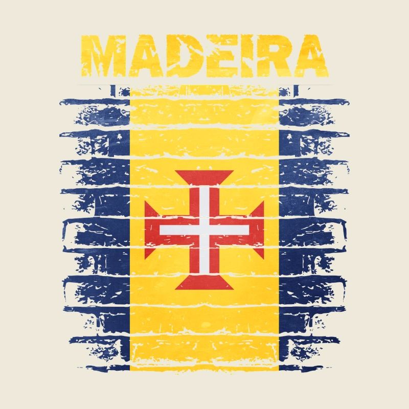 Drapeau de Makeda avec motif insulaire