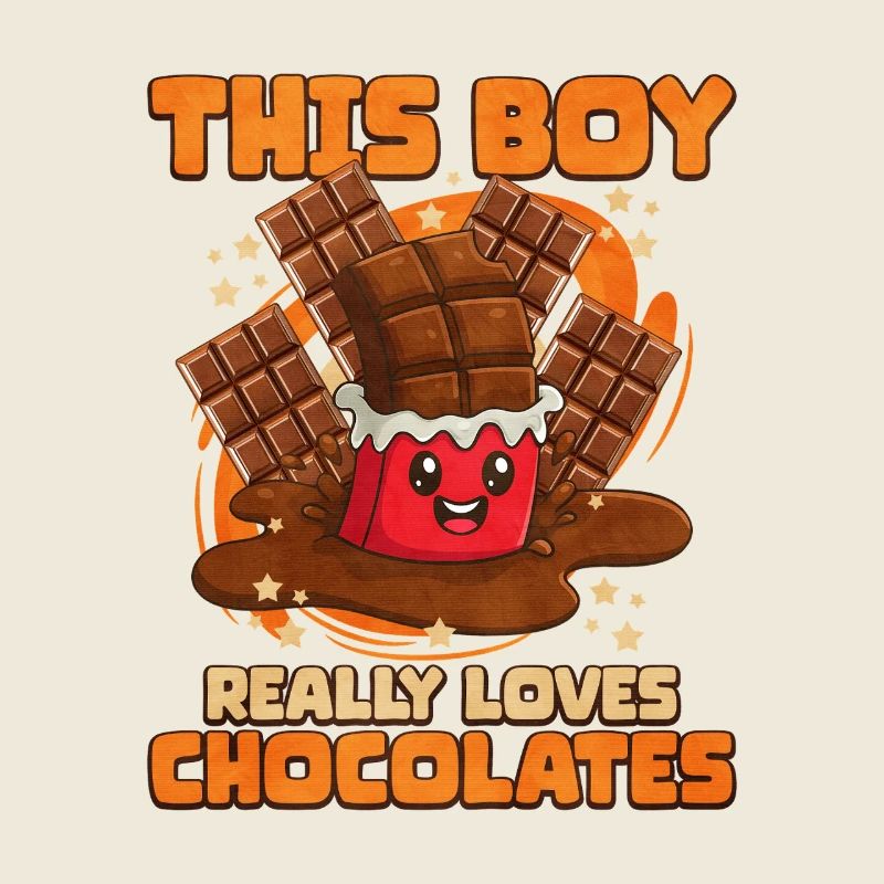 Humorous chocolate design for children
