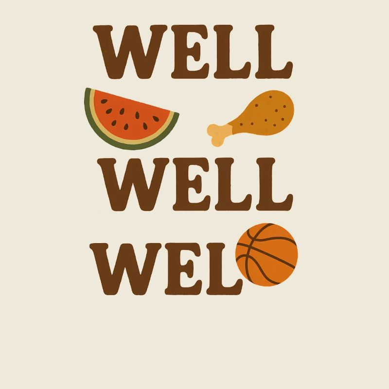 Humorous Fruit, Basketball and Chicken , Meme 