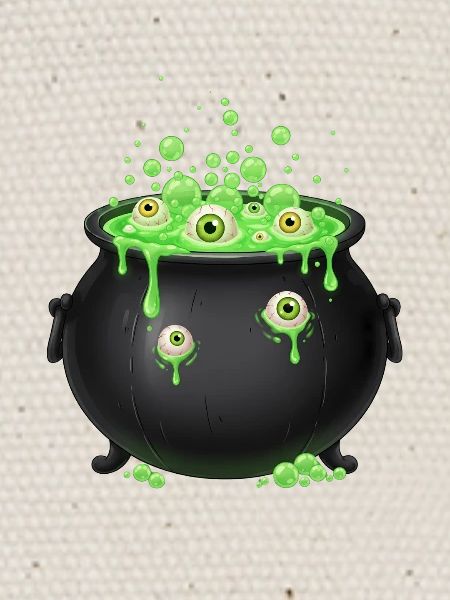 Potion oculaire verte