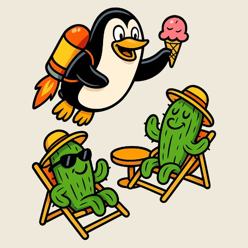 Jetpack Pinguin